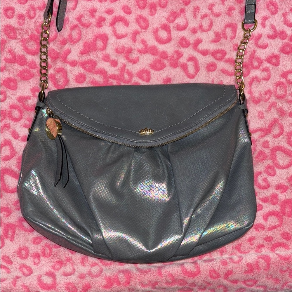 Holographic/iridescent Juicy Couture Bag